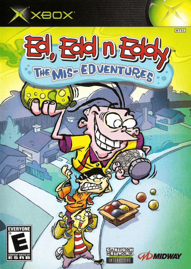 Ed Edd N Eddy Mis-Edventures box art for Xbox